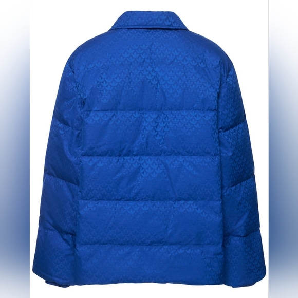 New Adidas Woman's Puffer Jacket Royal Blue Sz L - Picture 3 of 15